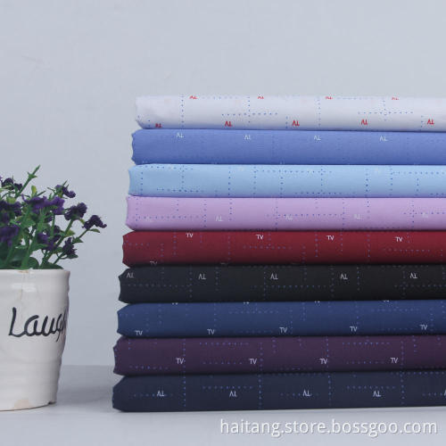 Anti-wrinkle Printing Microfiber fabric Shirt Material Close
